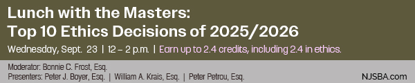 Lunch with the Masters: Top 10 Ethics Decisions of 2025/2026 (I0944261) - 9/23/26